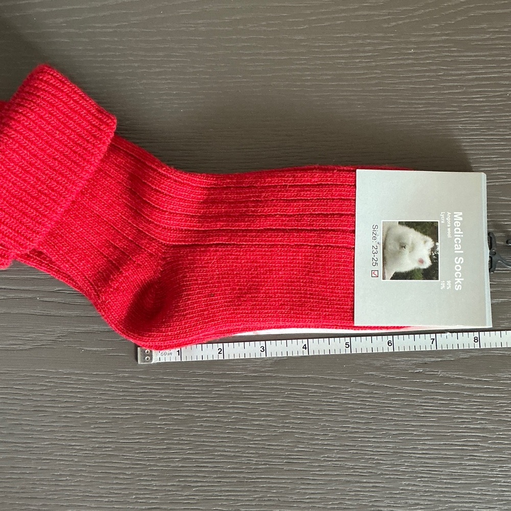 Red Medical Socks - Picture 4 of 4